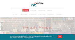 Desktop Screenshot of ntmeistrai.lt